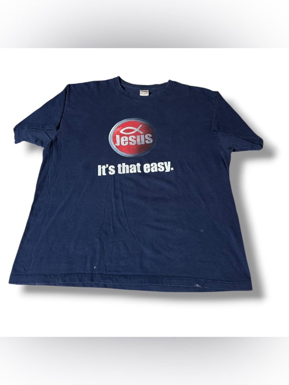 Men’s Fruit Of The Loom Jesus: It’s That Easy T-Shirt
